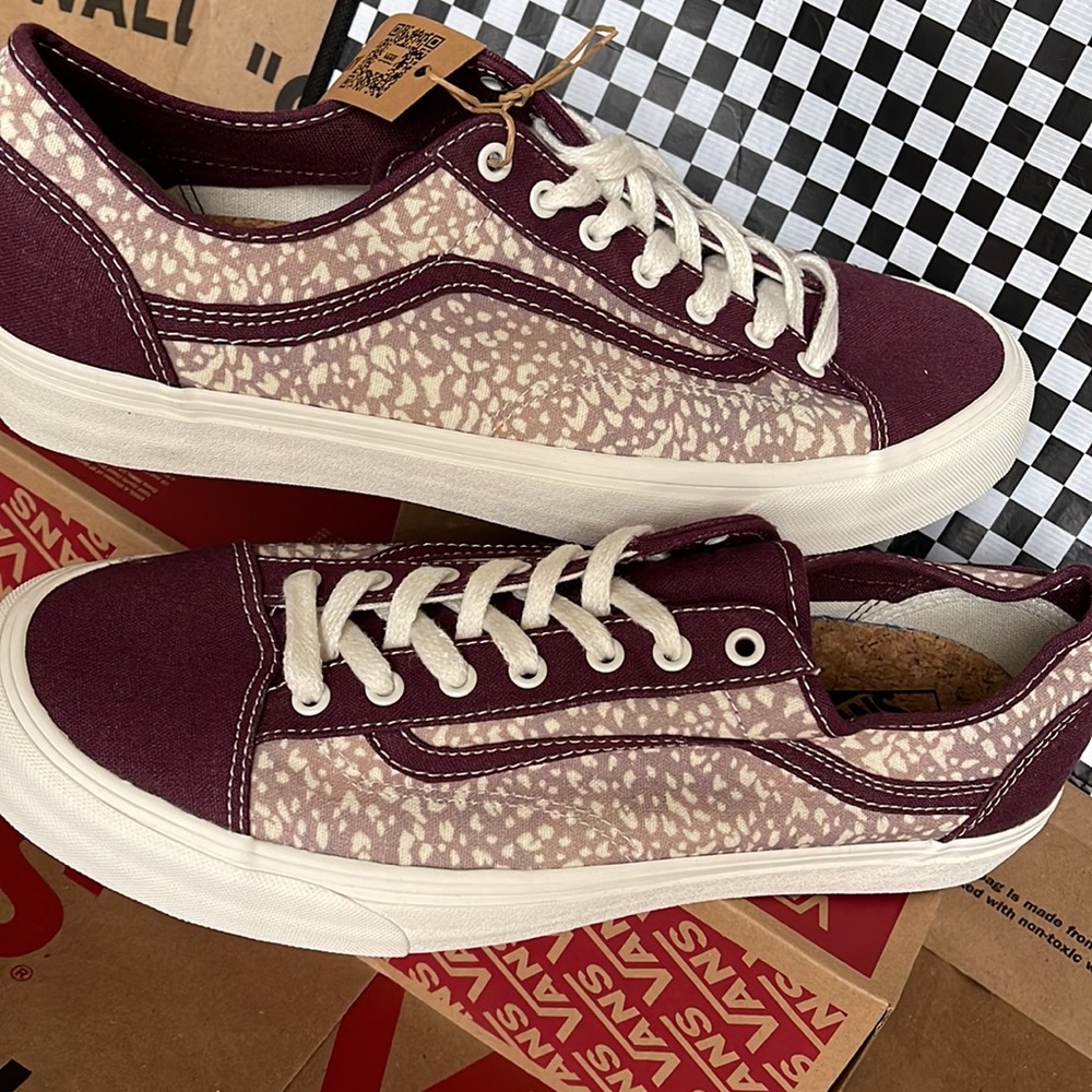 Vans Style 36 DECON Eco Theory Animal Mauve/wme Men’s sneakers - Picture 10 of 16